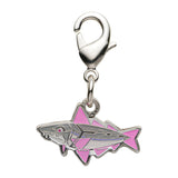 Veluza - National Pokédex Metal Charm Keychain #976 - Authentic Japanese Pokémon Center Keychain 