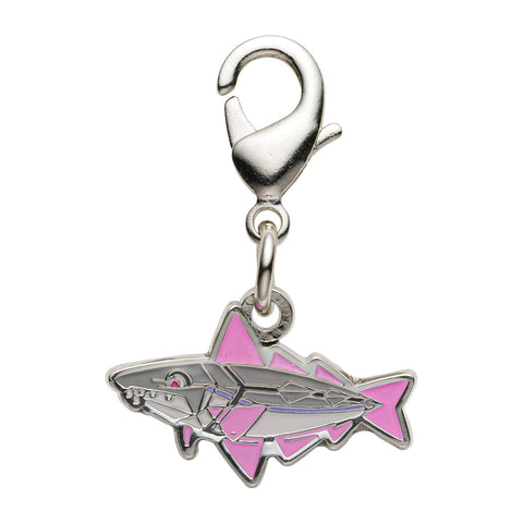 Veluza - National Pokédex Metal Charm Keychain #976 - Authentic Japanese Pokémon Center Keychain 