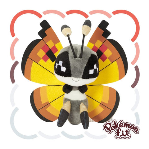 Vivillon (666) Continental Pattern Plush Pokémon fit - Authentic Japanese Pokémon Center Plush 