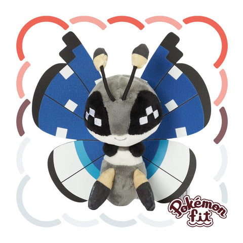 Vivillon (666) Polar Pattern Plush Pokémon fit - Authentic Japanese Pokémon Center Plush 