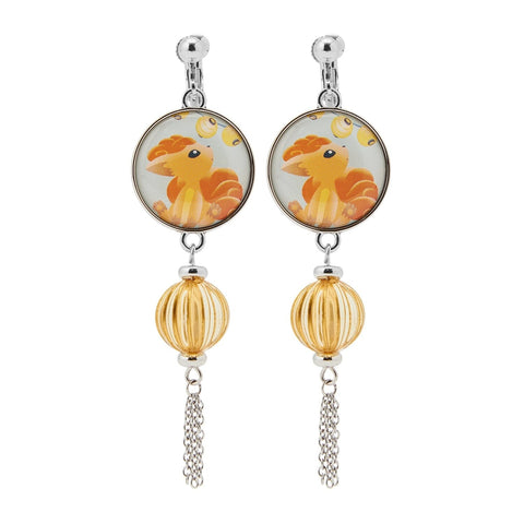 Vulpix Natsu Matsuri Earrings - Authentic Japanese Pokémon Center Earrings 