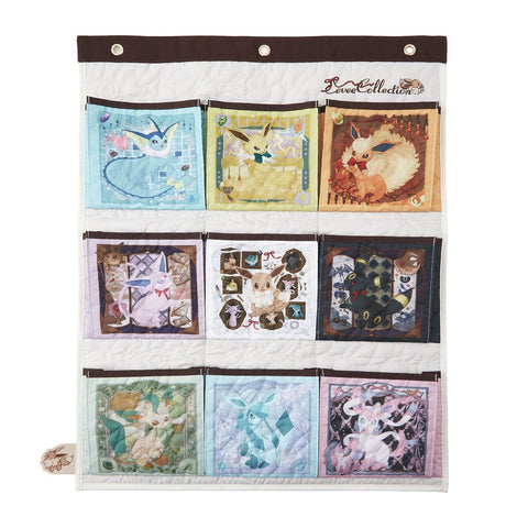Wall Pocket Eevee Collection - Authentic Japanese Pokémon Center Pouch Bag 