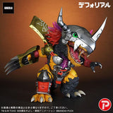 WarGreymon DefoReal Figure -G Erosion Mode- Digimon x Godzilla 70th Edition Anniversary - Authentic Japanese Bandai Namco Figure 