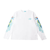 Waterfall Climbing Gyarados Long T-shirt (Free) POKÉMON NYORO NYORO FRIENDS - Authentic Japanese Pokémon Center T-shirt (cotton) 