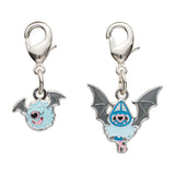 Woobat, Swoobat - National Pokédex Metal Charm Keychain #527, #528 - Authentic Japanese Pokémon Center Keychain 