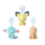 Wooper With Quagsire Lovey Mascot Pair Plush Little Daydream - Authentic Japanese Pokémon Center Mascot Plush Keychain 