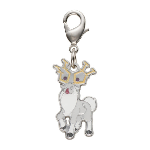 Wyrdeer - National Pokédex Metal Charm Keychain #899 - Authentic Japanese Pokémon Center Keychain 