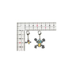 Yamask, Cofagrigus - National Pokédex Metal Charm Keychain #562, #563 - Authentic Japanese Pokémon Center Keychain 