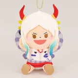 Yamato Plush Keychain Banzai! - ONE PIECE - Authentic Japanese TOEI ANIMATION Mascot Plush Keychain 