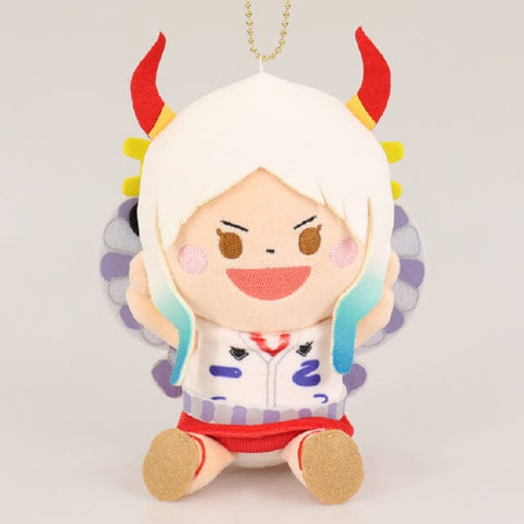 Yamato Plush Keychain Banzai! - ONE PIECE - Authentic Japanese TOEI ANIMATION Mascot Plush Keychain 