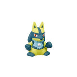 Yellow Lucario Pokémon Kids Figure Mega Mewtwo X & Mega Mewtwo Y Edition - Authentic Japanese Bandai Namco Figure 