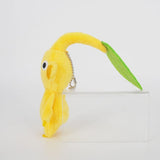 Yellow Pikmin (Leaf) Mascot Plush Keychain - Authentic Japanese San-ei Boeki Mascot Plush Keychain 