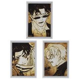 Yoji Uruha & Seiichi Samura & Natsuki Misaka Foil-Stamped Acrylic Card (3-Piece Set) - Kagurabachi - Authentic Japanese Shueisha/Viz Media Paper Products 