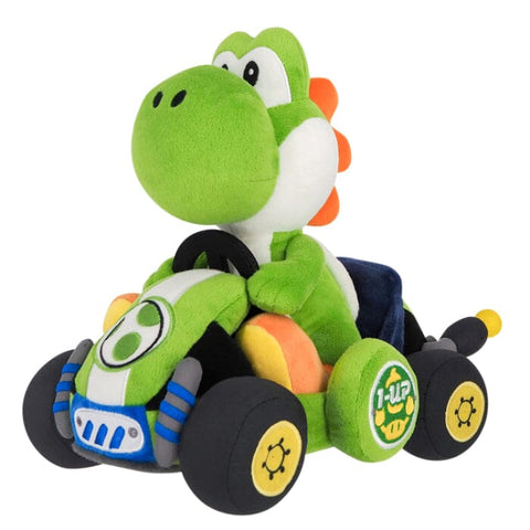 Yoshi Plush MKW02 Mario Kart World - Mario - Authentic Japanese San-ei Boeki Plush 