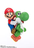 Yoshi S.H.Figuarts Figure - Super Mario - Authentic Japanese Bandai Namco Figure 