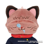 Yuji Itadori (Eye Mask Included) withCAT Plush Keychain - Jujutsu Kaisen - Authentic Japanese movic Mascot Plush Keychain 