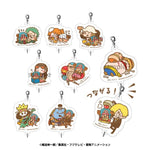 YURUTTO ONE PIECE Acrylic Charm Keychain (1Pcs/Random) - Authentic Japanese TOEI ANIMATION Keychain 