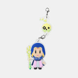 Zelda & Tri Rubber Strap Link Keychain - The Legend of Zelda: Echoes of Wisdom - Authentic Japanese Nintendo Keychain 