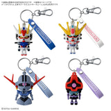 Zeopla-kun 3D Rubber Mascot Keychain - Mobile Suit Gundam - Authentic Japanese Bandai Namco Keychain 