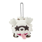 Zigzagoon ＆ Galarian Zigzagoon Paired Mascot Plush (Magnetic) - Nitamono Doushi (Look Alike) Pokémon! - Authentic Japanese Pokémon Center Mascot Plush Keychain 