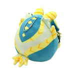 Zinogre Mini Fuwatama (Fluffy) Eggshaped Mascot Plush Keychain Monster hunter - Authentic Japanese Capcom Mascot Plush Keychain 