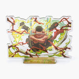 Zoro Foil Stamped Acrylic Stand (Special move) - ONE PIECE - Authentic Japanese TOEI ANIMATION Acrylic Stand 