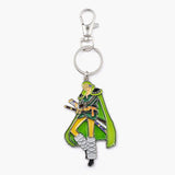 Zoro Stained Glass Style Keychain ELBAPH - ONE PIECE - Authentic Japanese TOEI ANIMATION Keychain 