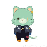 Zoro withCAT Mascot Plush Keychain (With Eye Mask) Egghead Arc - ONE PIECE - Authentic Japanese movic Mascot Plush Keychain 