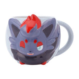 Zorua 3D Mug Cup - Nitamono Doushi (Look Alike) Pokémon! - Authentic Japanese Pokémon Center Mug (ceramic) 