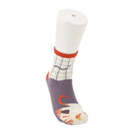 Zorua & Hisuian Zorua Middle Socks (23-25cm) - Nitamono Doushi (Look Alike) Pokémon! - Authentic Japanese Pokémon Center Socks (cotton) 