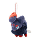 Zorua ＆ Hisuian Zorua Paired Mascot Plush (Magnetic) - Nitamono Doushi (Look Alike) Pokémon! - Authentic Japanese Pokémon Center Mascot Plush Keychain 