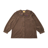 Zorua & Zoroark Collared Corduroy Blouse - Authentic Japanese Pokémon Center Sweater (synthetic) 