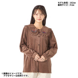 Zorua & Zoroark Collared Corduroy Blouse - Authentic Japanese Pokémon Center Sweater (synthetic) 