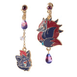 Zorua & Zoroark Earrings (116) Pokémon accessory - Authentic Japanese Pokémon Center Earrings 