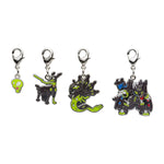 Zygarde - National Pokédex Metal Charm Keychain #718 - Authentic Japanese Pokémon Center Keychain 