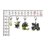 Zygarde - National Pokédex Metal Charm Keychain #718 - Authentic Japanese Pokémon Center Keychain 