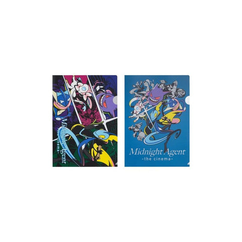 A4 Clear Files Set Pokémon Midnight Agent -The Cinema- Pokémon Card Game - Authentic Japanese Pokémon Center TCG 