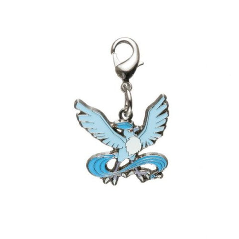 Articuno - National Pokedex Metal Charm #144 - Authentic Japanese Pokémon Center Keychain 