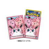 Card Sleeves Chansey & Wigglytuff & Clefable Pokémon Card Game - Authentic Japanese Pokémon Center TCG 