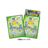 Card Sleeves Flower Crown And Marill Pokémon Card Game - Authentic Japanese Pokémon Center TCG 