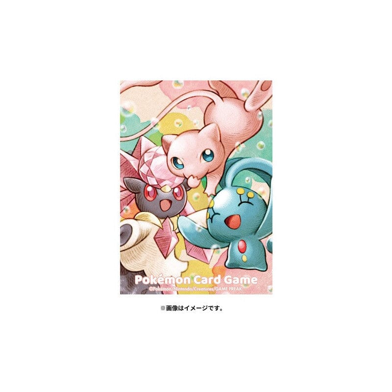 Card Sleeves Mew, Manaphy And Diancie Pokémon Card Game | Authentic ...
