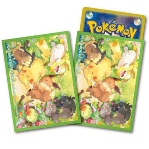 Card Sleeves Minna Otsukaresama Pokémon Card Game - Authentic Japanese Pokémon Center TCG 