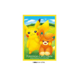 Card Sleeves Pikachu And Pawmi Pokémon Card Game - Authentic Japanese Pokémon Center TCG 