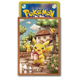 Card Sleeves Pikachu's Gift Pokémon Card Game - Authentic Japanese Pokémon Center TCG 