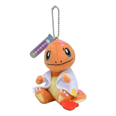Charmander Mascot Plush Keychain Rikakei No Otoko - Authentic Japanese Pokémon Center Keychain 