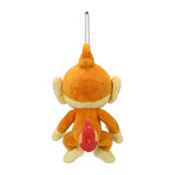 Chimchar Mascot Plush Keychain - Authentic Japanese Pokémon Center Keychain 