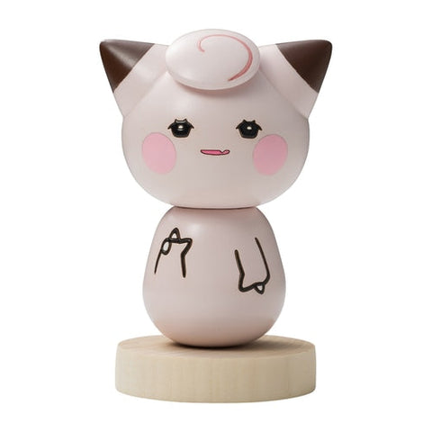 Clefairy Usaburo Kokeshi (Kokeshi (Japanese wooden doll) HISUI DAYS - Authentic Japanese Pokémon Center Figure 