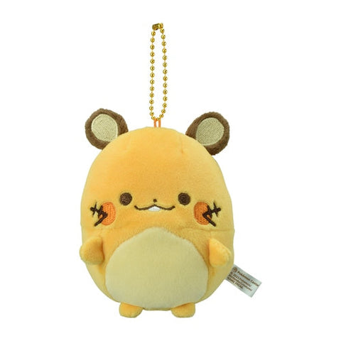 Dedenne Mascot Plush Keychain Mugyutto - Authentic Japanese Pokémon Center Keychain 