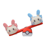 Dolls House Plusle/Minun See Saw Plush Pokémon Dolls - Authentic Japanese Pokémon Center Plush 