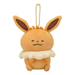 Eevee Mascot Plush Keychain Pokémon Yurutto - Authentic Japanese Pokémon Center Keychain 